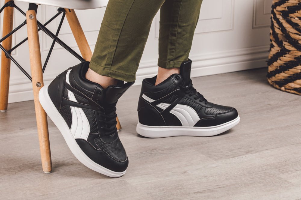 CALTO High-Top Sneaker Elevator Shoes - 3.8 Inches - H71901Sneakers / AthleticsTorqelo.com