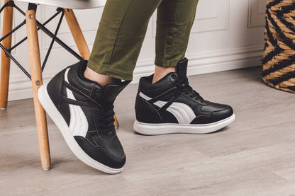CALTO High-Top Sneaker Elevator Shoes - 3.8 Inches - H71901Sneakers / AthleticsTorqelo.com