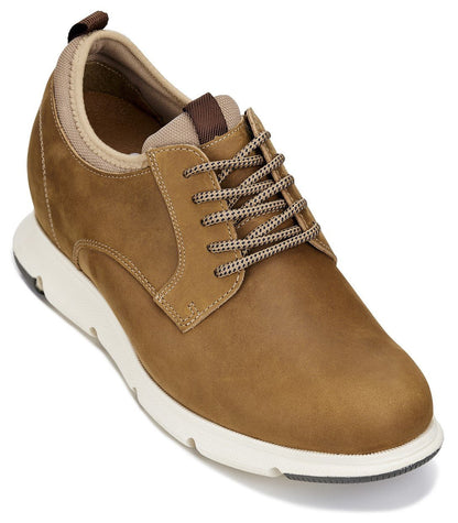 CALTO - J1200 - 3.3 Inches Taller (Tan Brown)CasualTorqelo.com