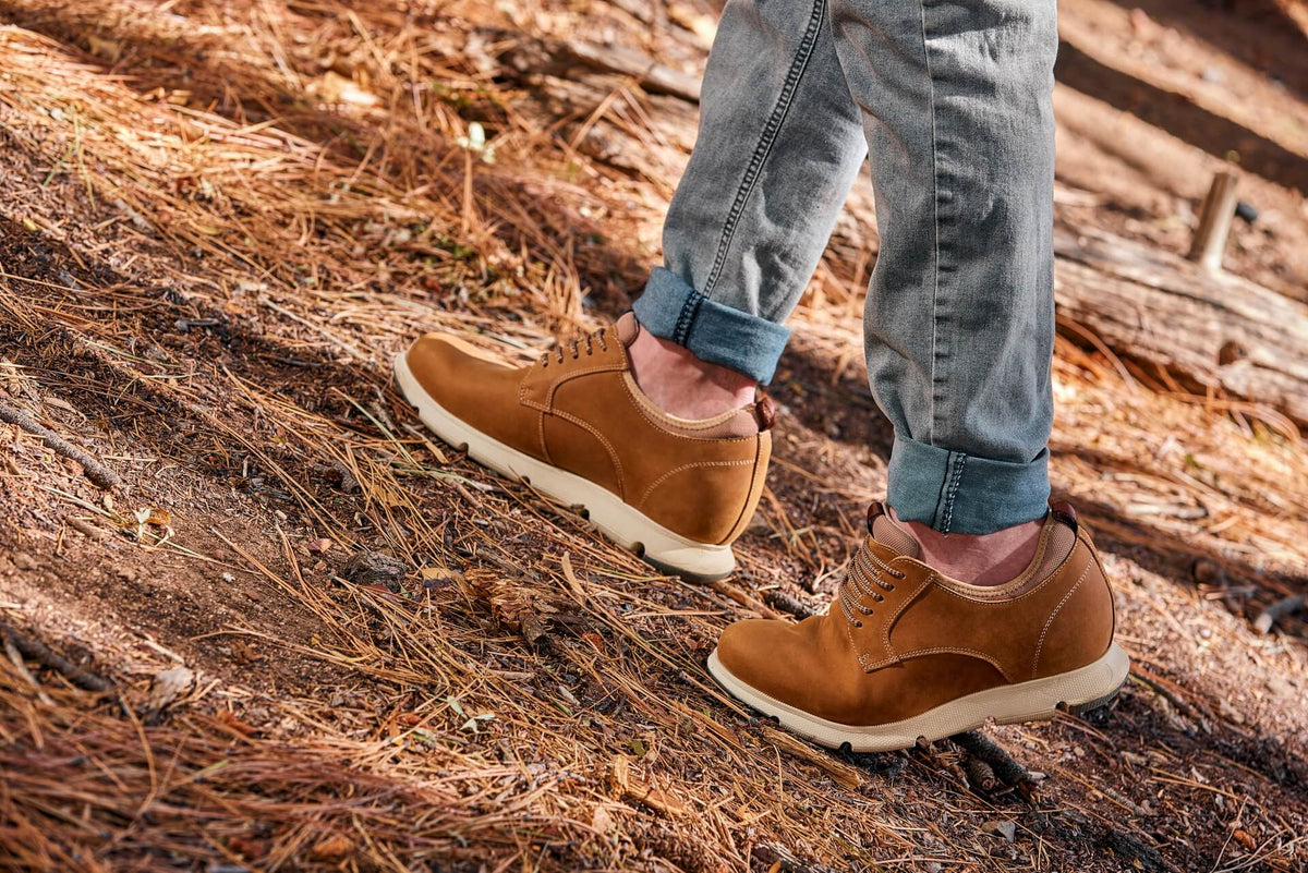 CALTO - J1200 - 3.3 Inches Taller (Tan Brown)CasualTorqelo.com