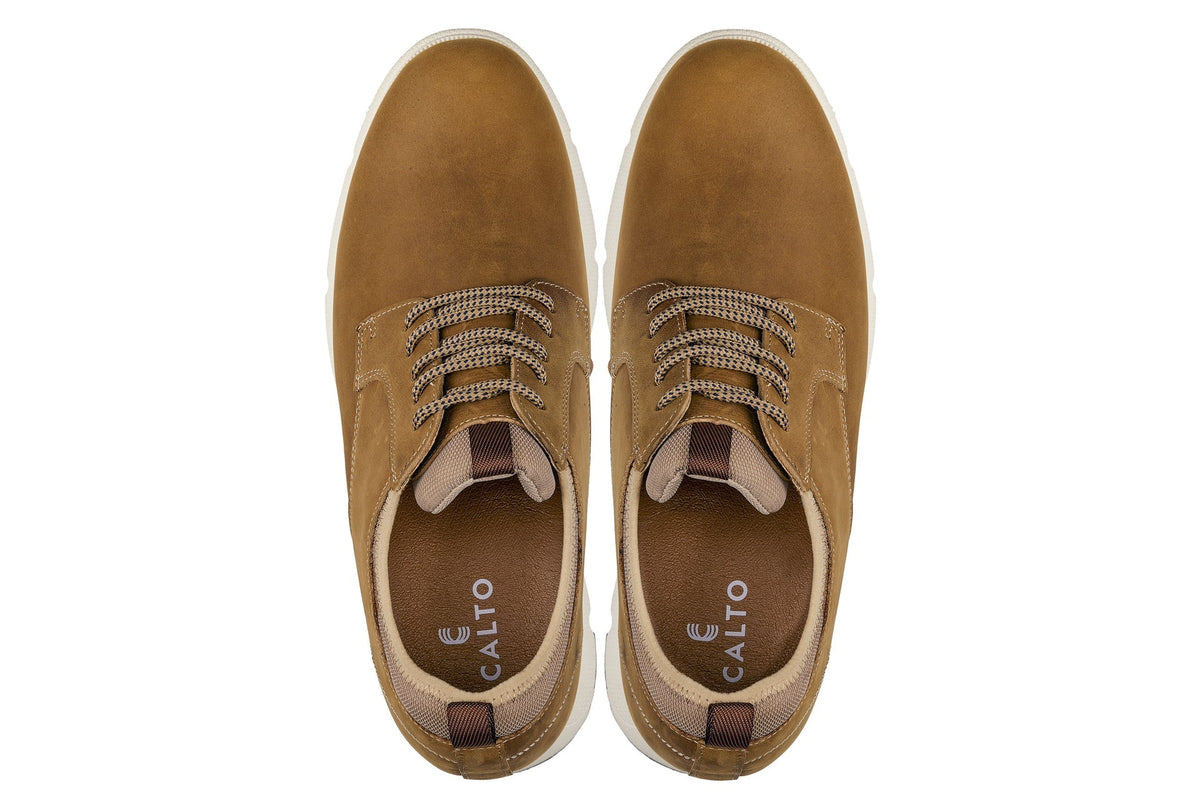 CALTO - J1200 - 3.3 Inches Taller (Tan Brown)CasualTorqelo.com