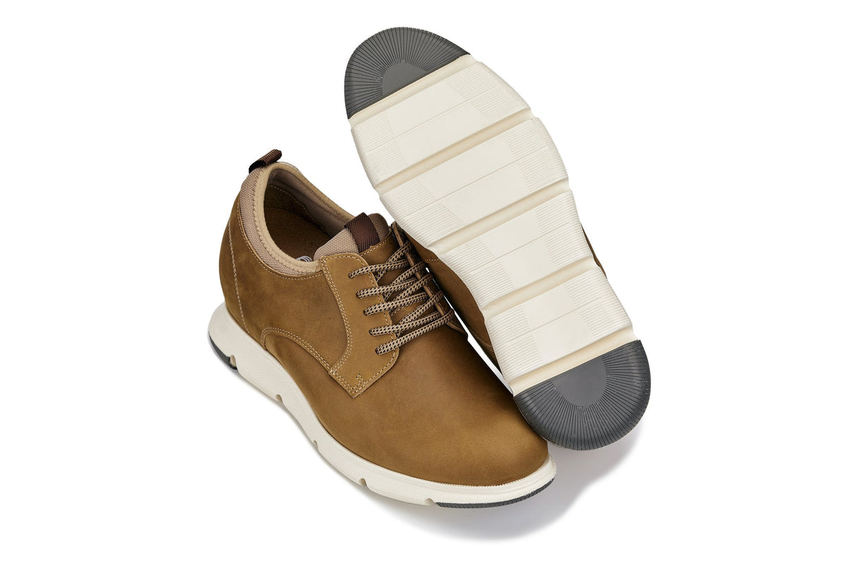 CALTO - J1200 - 3.3 Inches Taller (Tan Brown)CasualTorqelo.com