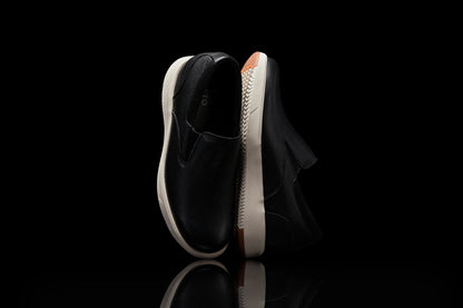 CALTO - J1420 - 2.8 Inches Taller (Onyx) - Leather LoafersCasualTorqelo.com