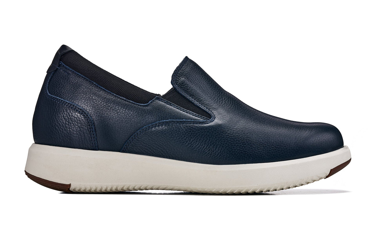 CALTO - J1421 - 2.8 Inches Taller (Dark Slate Blue) - Leather LoafersCasualTorqelo.com