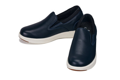CALTO - J1421 - 2.8 Inches Taller (Dark Slate Blue) - Leather LoafersCasualTorqelo.com