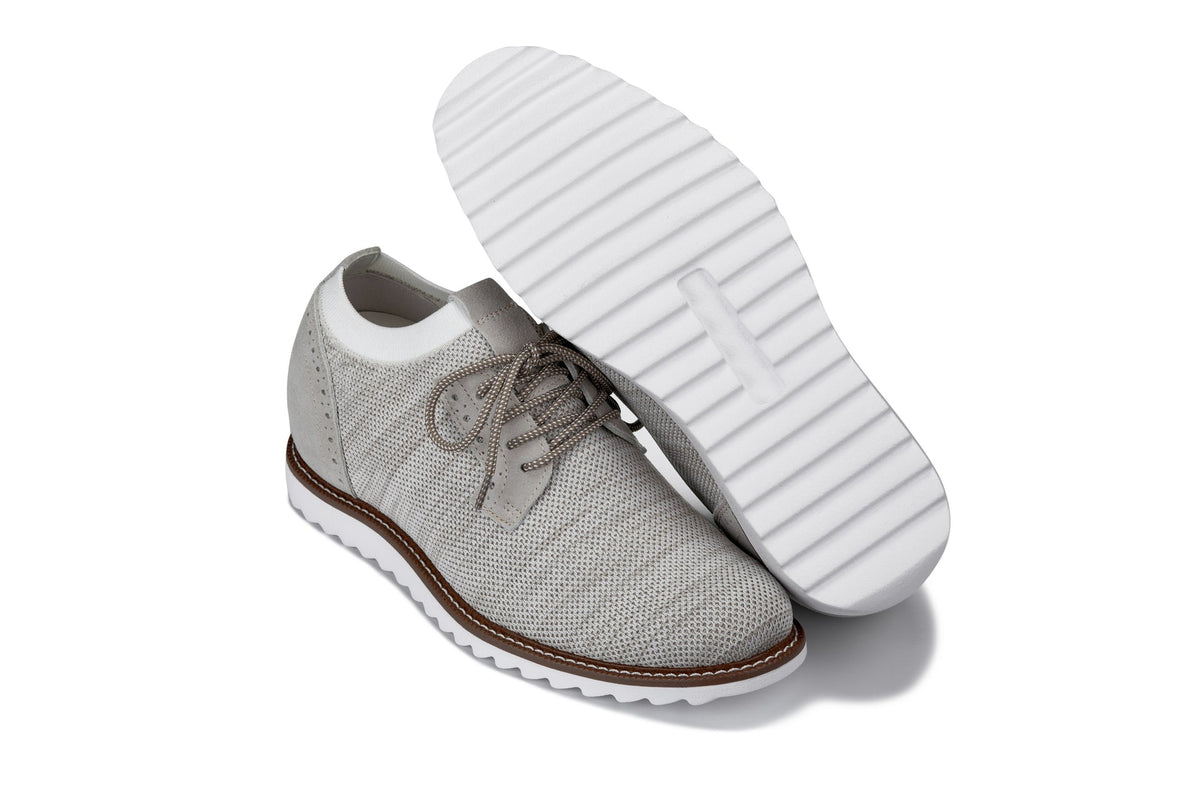 CALTO - J1505 - 3.2 Inches Taller (Cream)CasualTorqelo.com