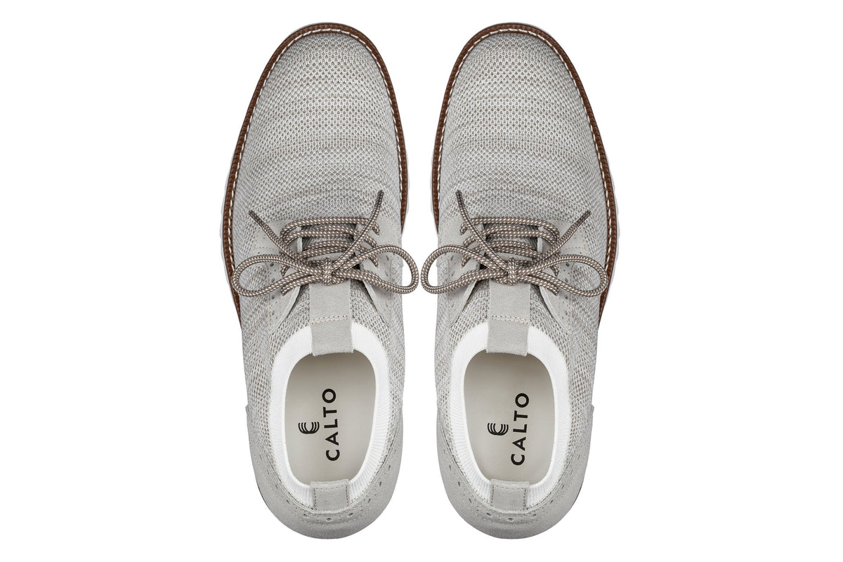 CALTO - J1505 - 3.2 Inches Taller (Cream)CasualTorqelo.com