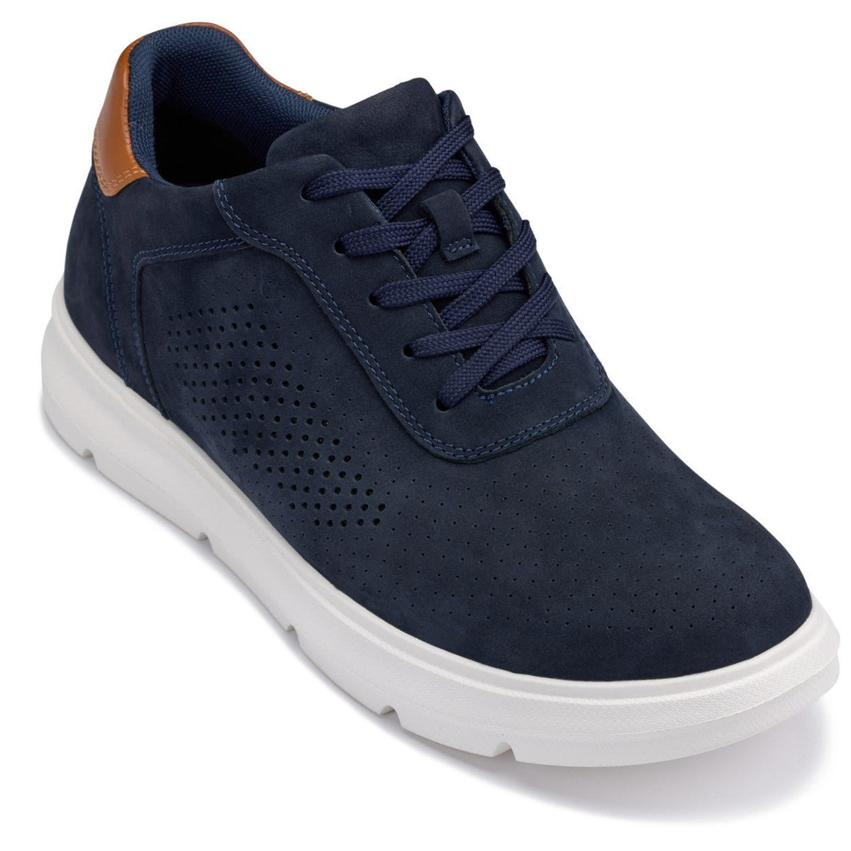 CALTO - J1582 - 2.6 Inches Taller (Navy) - Lightweight Casual WalkersCasualTorqelo.com