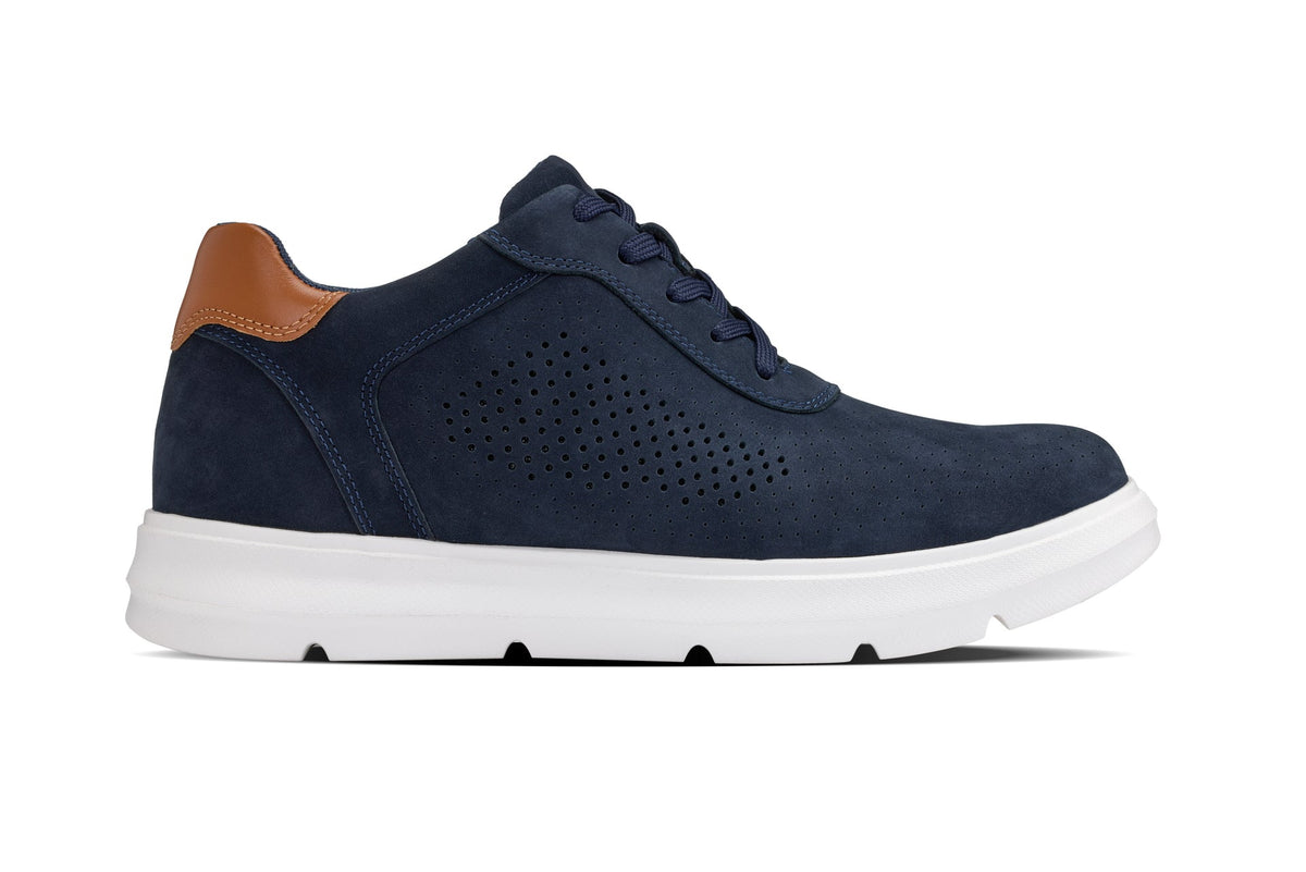 CALTO - J1582 - 2.6 Inches Taller (Navy) - Lightweight Casual WalkersCasualTorqelo.com