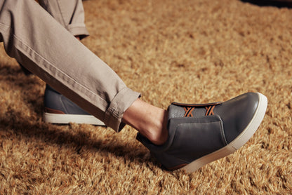 CALTO - J1935 - 2.6 Inches Taller (Grey) - Slip-On SnoafersCasualTorqelo.com