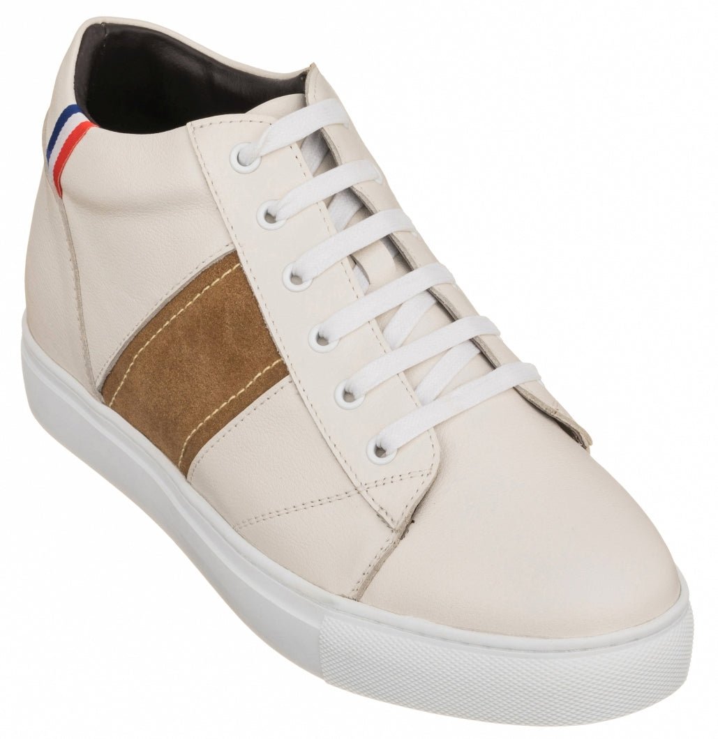 CALTO - K53101 - 2.8 Inches Taller (Beige White)CasualTorqelo.com
