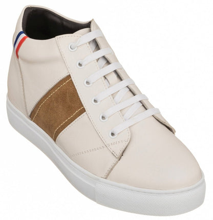 CALTO - K53101 - 2.8 Inches Taller (Beige White)CasualTorqelo.com
