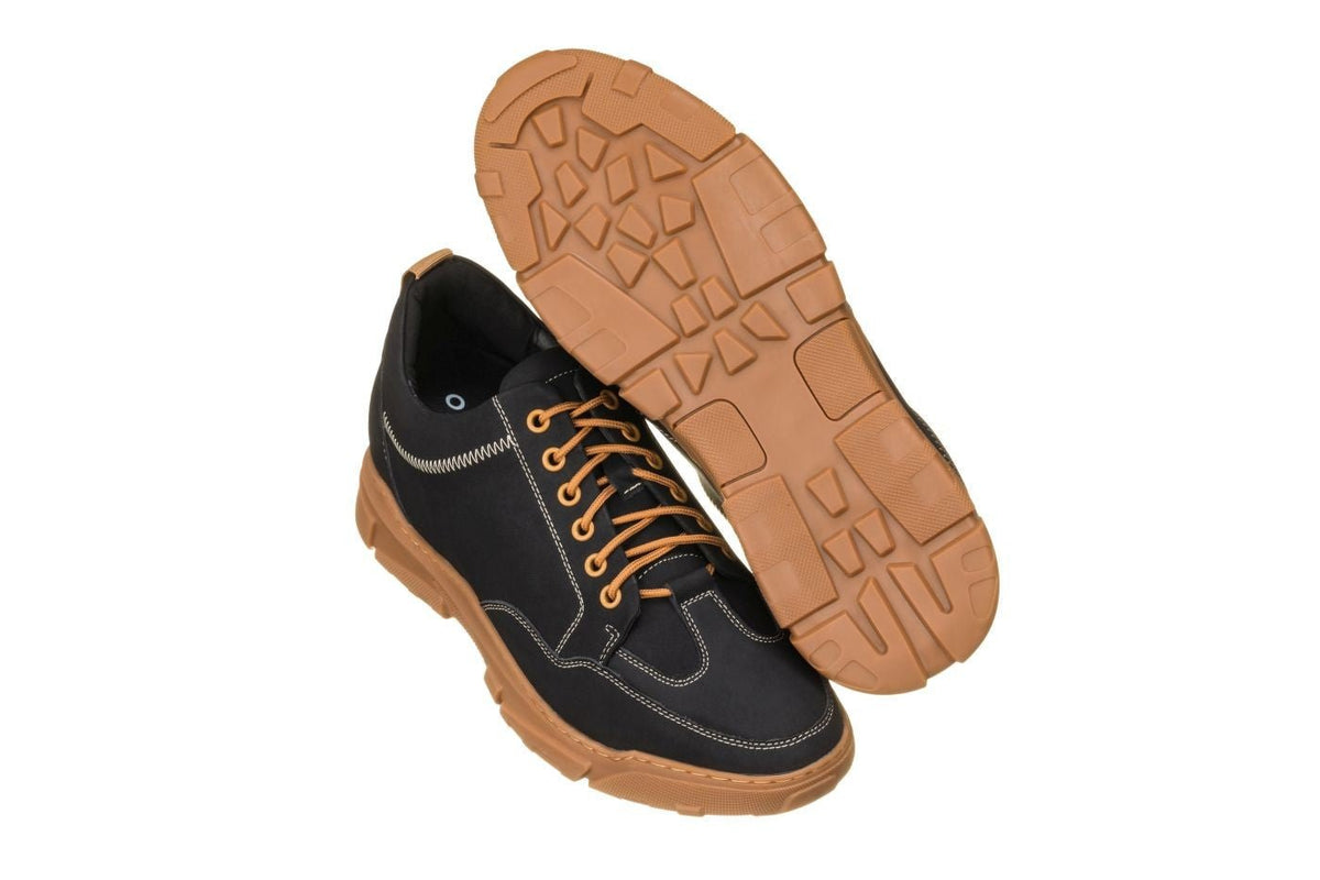CALTO - K8025 - 2.8 Inches Taller (Black) - Hiking StyleCasualTorqelo.com