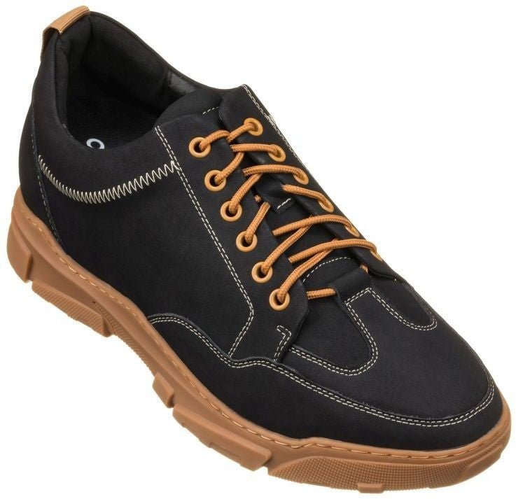 CALTO - K8025 - 2.8 Inches Taller (Black) - Hiking StyleCasualTorqelo.com