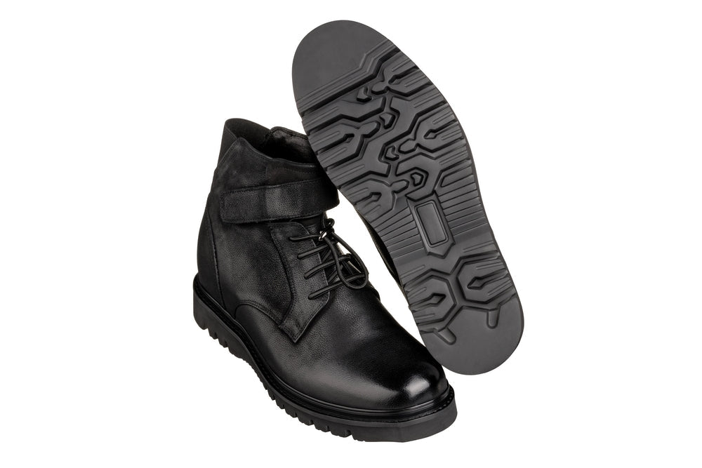 CALTO - K83114 - 3.2 Inches Taller (Black) - Casual BootsBootsTorqelo.com