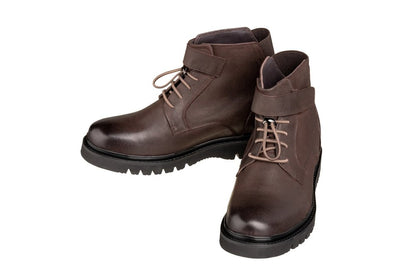 CALTO - K83115 - 3.2 Inches Taller (Dark Brown) - Casual BootsBootsTorqelo.com