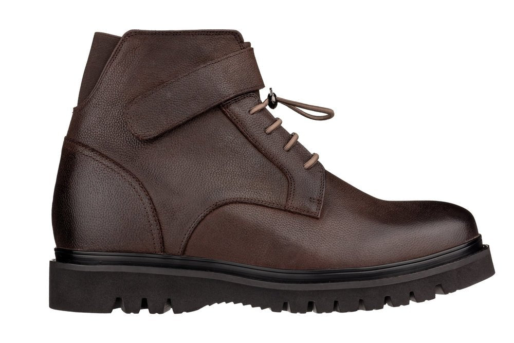 CALTO - K83115 - 3.2 Inches Taller (Dark Brown) - Casual BootsBootsTorqelo.com
