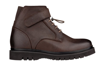 CALTO - K83115 - 3.2 Inches Taller (Dark Brown) - Casual BootsBootsTorqelo.com