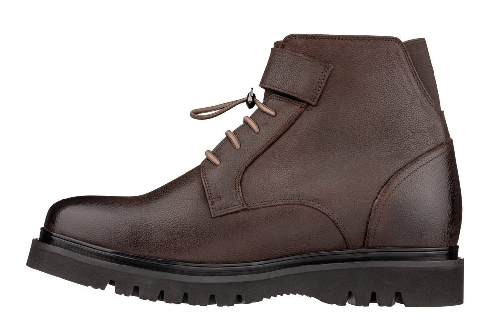 CALTO - K83115 - 3.2 Inches Taller (Dark Brown) - Casual BootsBootsTorqelo.com