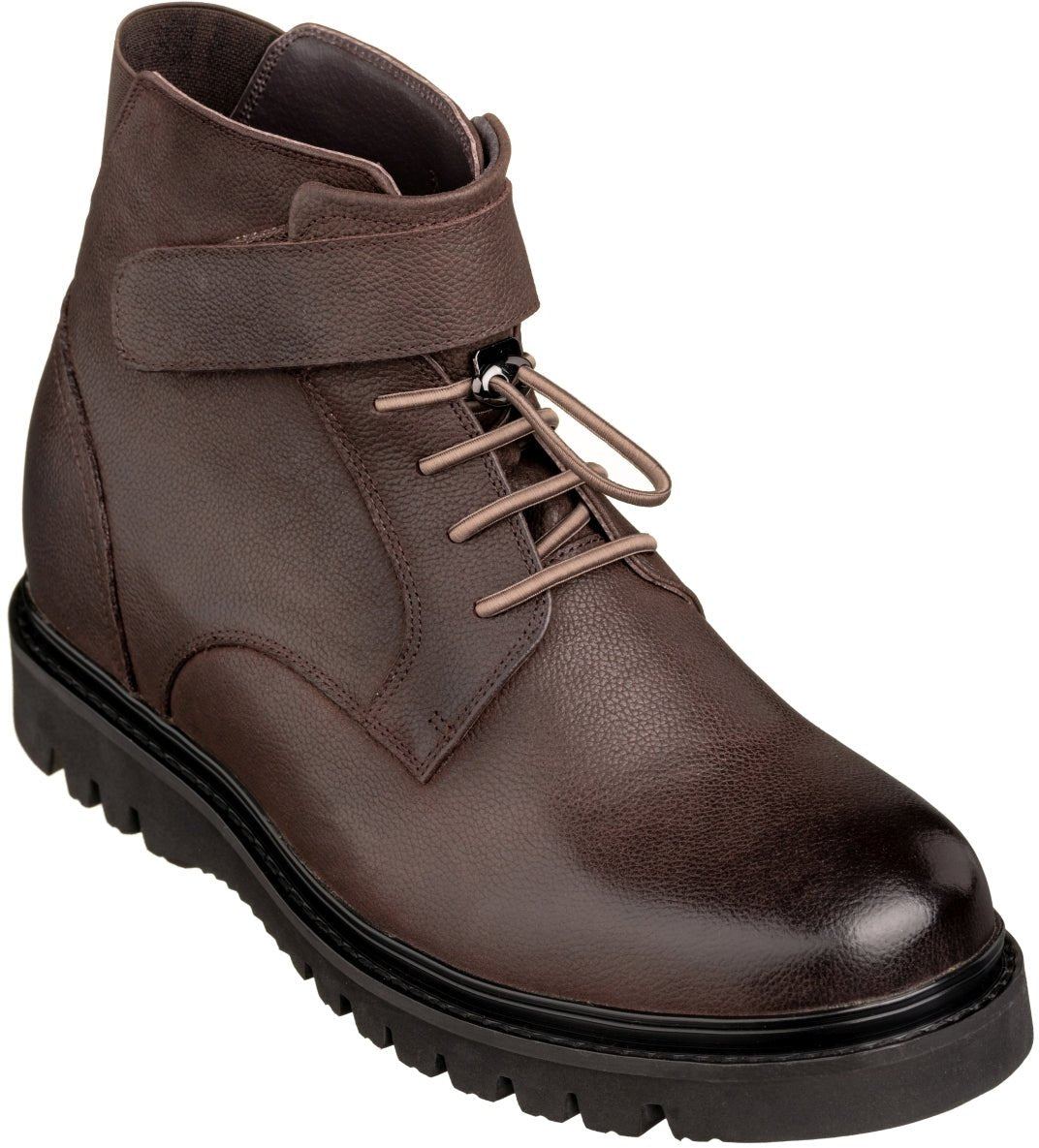 CALTO - K83115 - 3.2 Inches Taller (Dark Brown) - Casual BootsBootsTorqelo.com