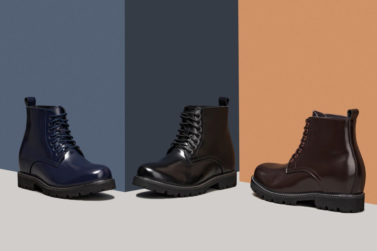 CALTO - K8711 - 3.3 Inches Taller (Dark Brown)BootsTorqelo.com