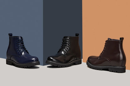 CALTO - K8711 - 3.3 Inches Taller (Dark Brown)BootsTorqelo.com