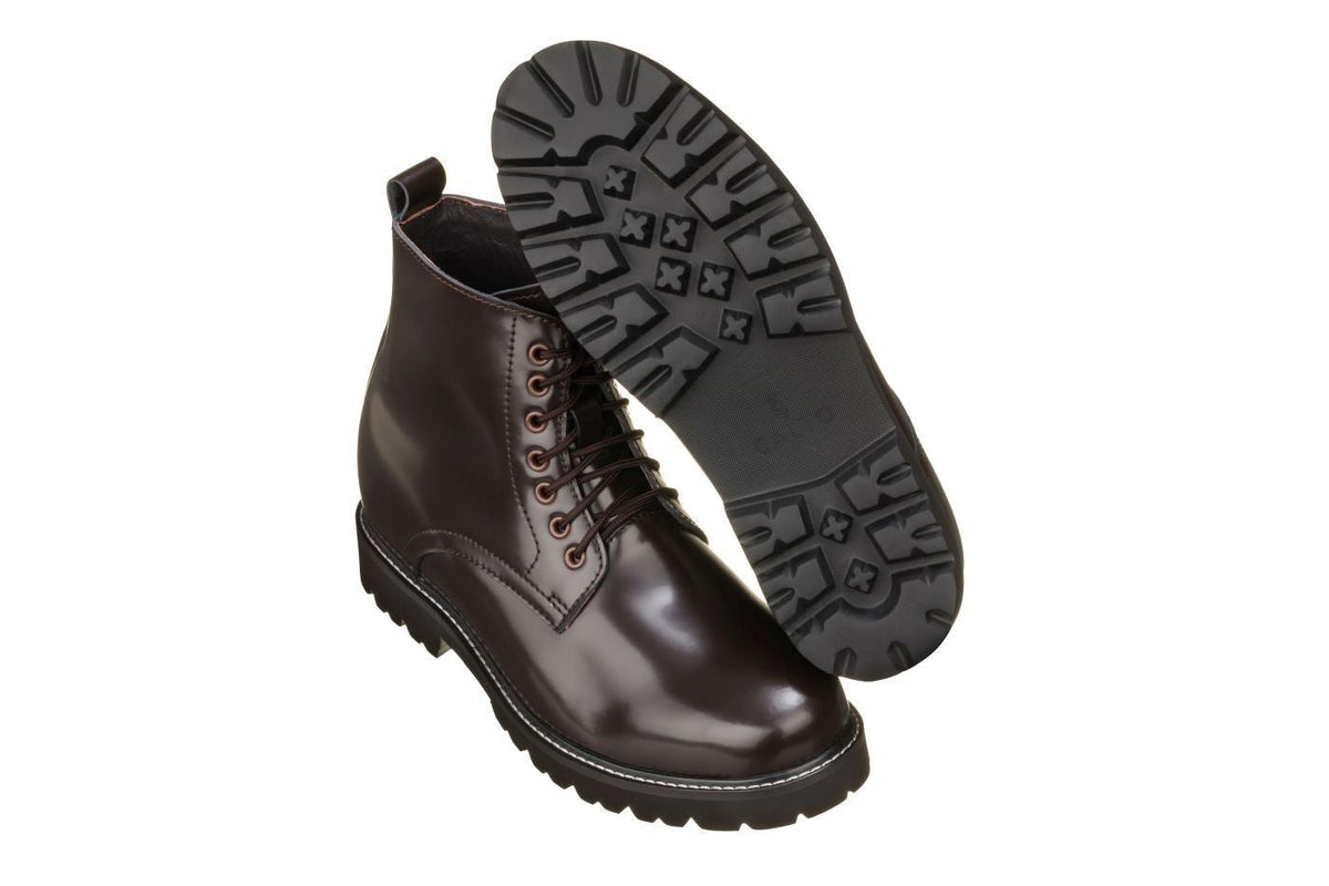 CALTO - K8711 - 3.3 Inches Taller (Dark Brown)BootsTorqelo.com