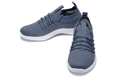 CALTO - Q133 - 2.4 Inches Taller (Light Slate Gray/White Sole) - Ultra Lightweight SneakersSneakers / AthleticsTorqelo.com