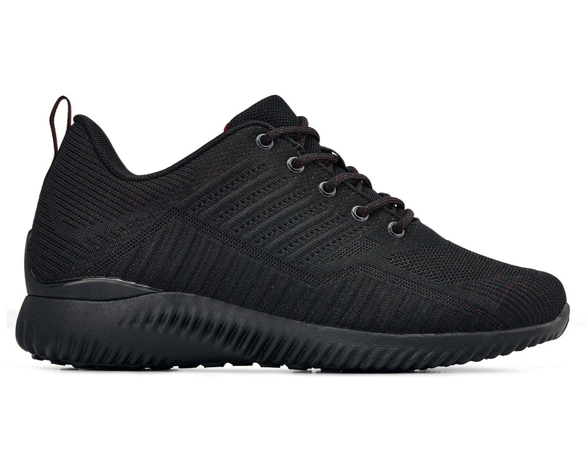 CALTO - Q211 - 2.6 Inches Taller (Black/Red) - Ultra LightweightSneakers / AthleticsTorqelo.com