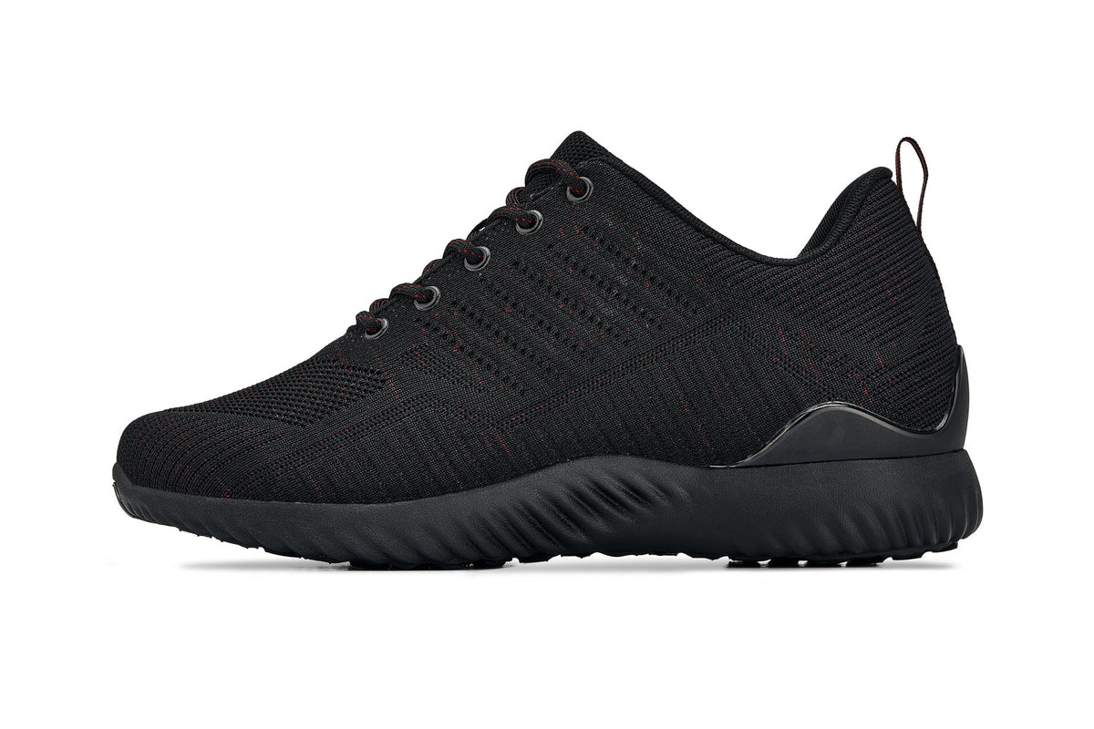 CALTO - Q211 - 2.6 Inches Taller (Black/Red) - Ultra LightweightSneakers / AthleticsTorqelo.com