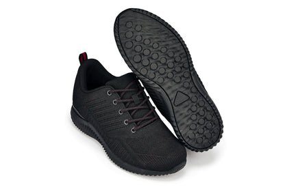 CALTO - Q211 - 2.6 Inches Taller (Black/Red) - Ultra LightweightSneakers / AthleticsTorqelo.com