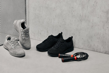 CALTO - Q213 - 2.4 Inches Taller (Black/Charcoal Grey) - Ultra LightweightSneakers / AthleticsTorqelo.com