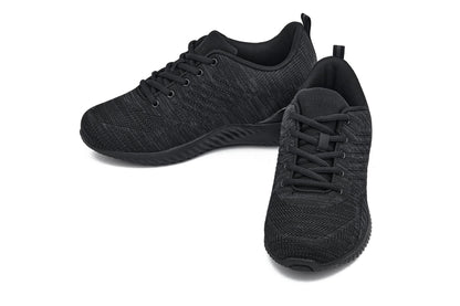CALTO - Q213 - 2.4 Inches Taller (Black/Charcoal Grey) - Ultra LightweightSneakers / AthleticsTorqelo.com