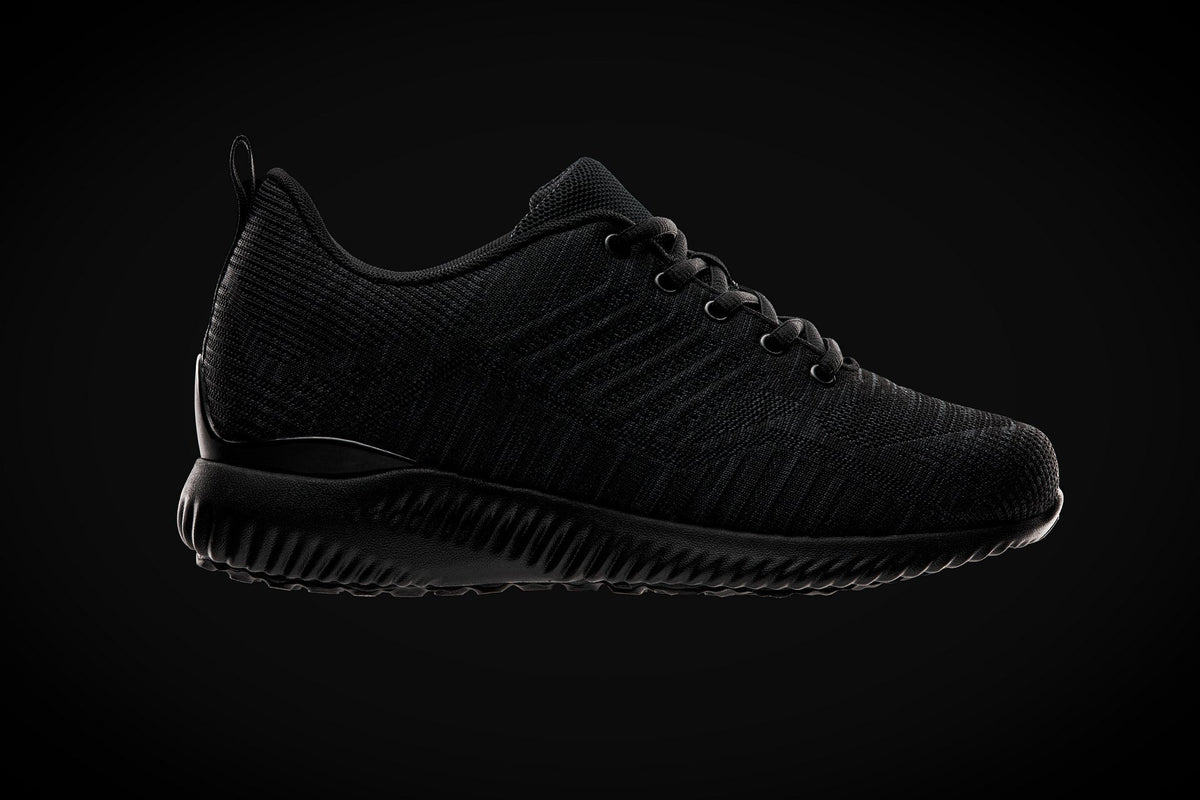 CALTO - Q213 - 2.4 Inches Taller (Black/Charcoal Grey) - Ultra LightweightSneakers / AthleticsTorqelo.com