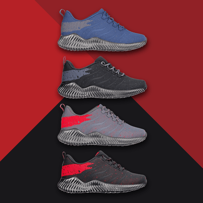 CALTO - Q217 - 2.4 Inches Taller (Navy/Grey) - Ultra LightweightSneakers / AthleticsTorqelo.com