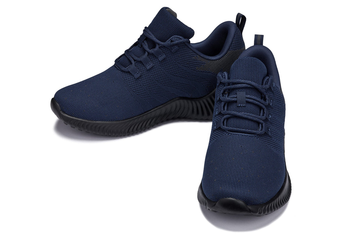 CALTO - Q217 - 2.4 Inches Taller (Navy/Grey) - Ultra LightweightSneakers / AthleticsTorqelo.com