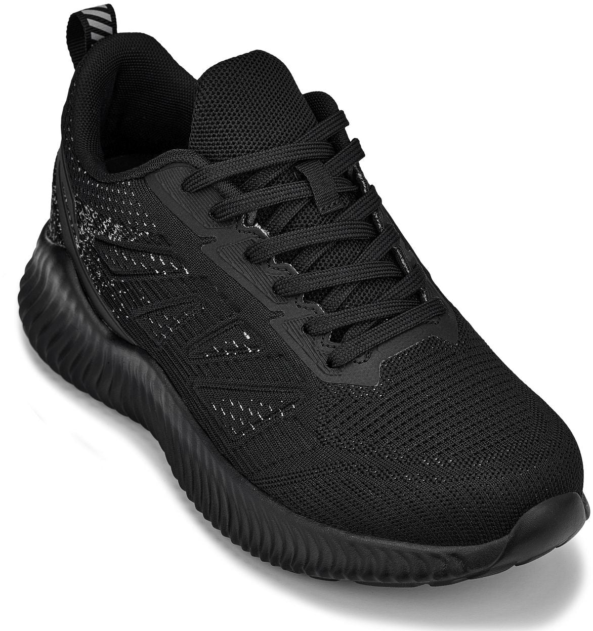 CALTO - Q220 - 2.6 Inches Taller (Noir/Cement) - Lightweight Sporty SneakersSneakers / AthleticsTorqelo.com
