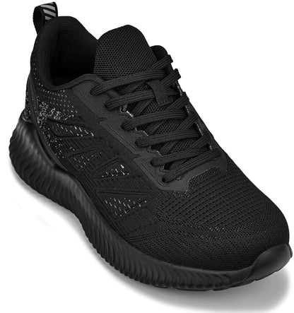 CALTO - Q220 - 2.6 Inches Taller (Noir/Cement) - Lightweight Sporty SneakersSneakers / AthleticsTorqelo.com