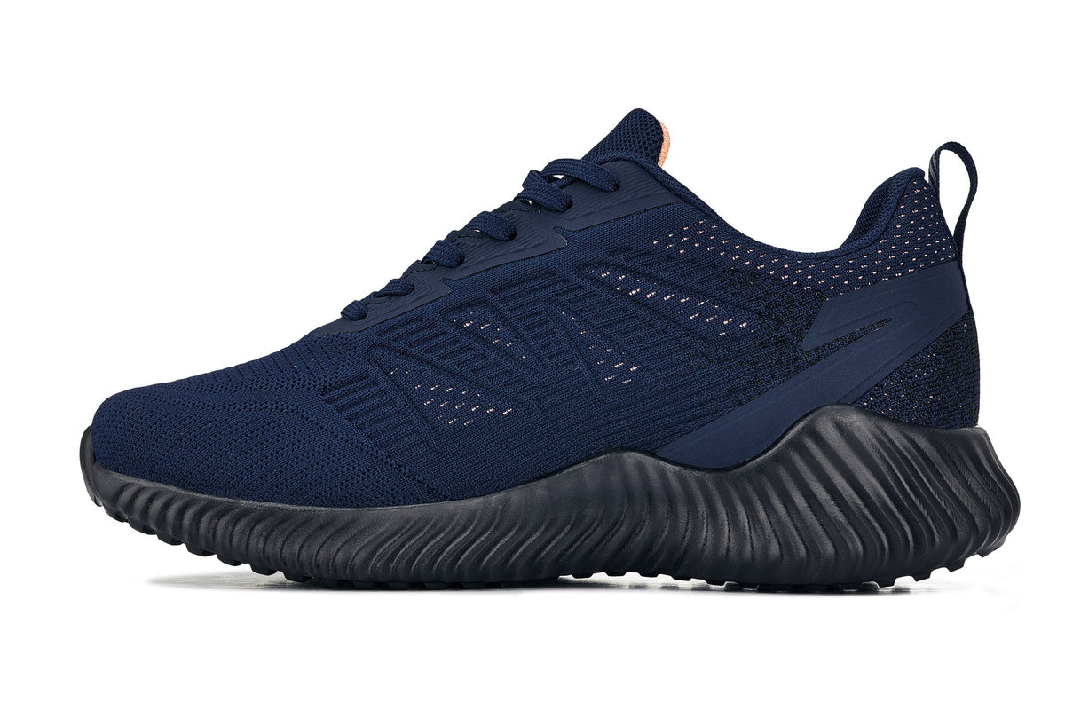 CALTO - Q222 - 2.6 Inches Taller (Navy/Coral) - Lightweight Sporty SneakersSneakers / AthleticsTorqelo.com