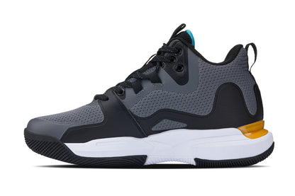 CALTO - Q392 - 3 Inches Taller (Gray/Orange) - Basketball High-Top SneakersSneakers / AthleticsTorqelo.com