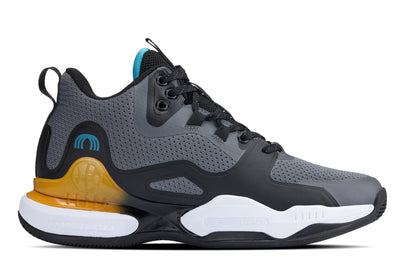 CALTO - Q392 - 3 Inches Taller (Gray/Orange) - Basketball High-Top SneakersSneakers / AthleticsTorqelo.com