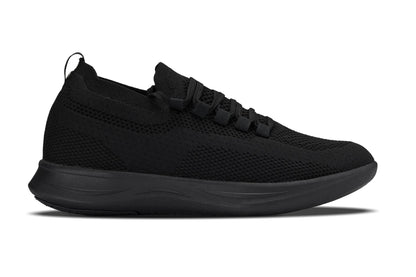 CALTO - QA060 - 2.4 Inches Taller (Black/Black Sole) - Lightweight Knitted SneakersSneakers / AthleticsTorqelo.com