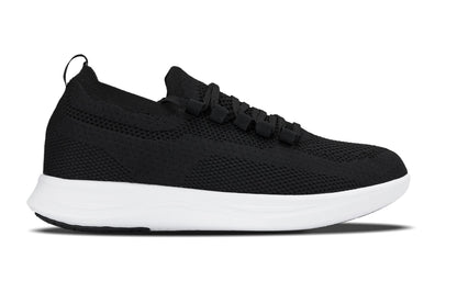 CALTO - QA062 - 2.4 Inches Taller (Black/White Sole) - Lightweight Knitted SneakersSneakers / AthleticsTorqelo.com