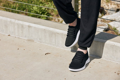 CALTO - QA062 - 2.4 Inches Taller (Black/White Sole) - Lightweight Knitted SneakersSneakers / AthleticsTorqelo.com