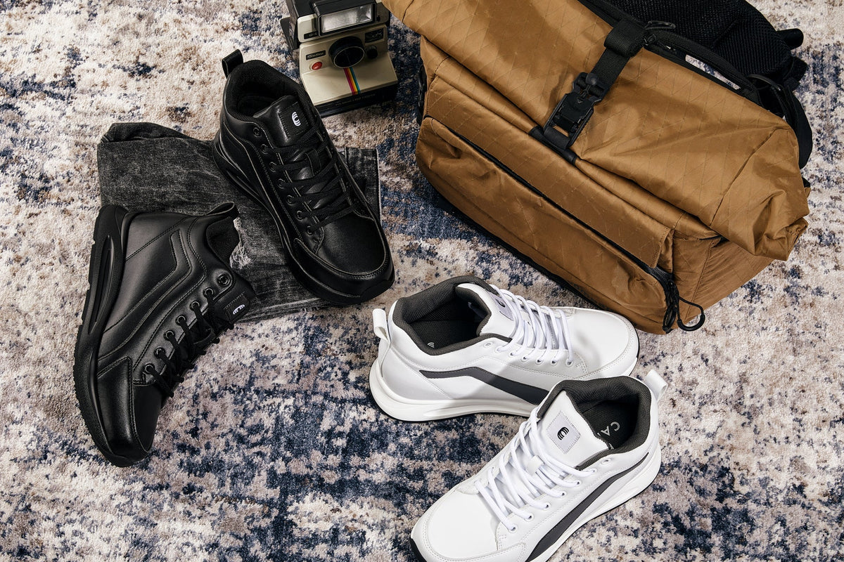 CALTO - S23304 - 3.2 Inches Taller (Black) - SneakersSneakers / AthleticsTorqelo.com
