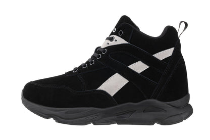 CALTO - S33594 - 4 Inches Taller (Black/Grey) - SneakersSneakers / AthleticsTorqelo.com
