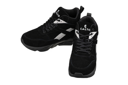 CALTO - S33594 - 4 Inches Taller (Black/Grey) - SneakersSneakers / AthleticsTorqelo.com