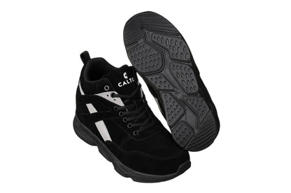 CALTO - S33594 - 4 Inches Taller (Black/Grey) - SneakersSneakers / AthleticsTorqelo.com