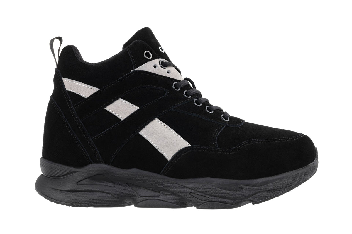 CALTO - S33594 - 4 Inches Taller (Black/Grey) - SneakersSneakers / AthleticsTorqelo.com
