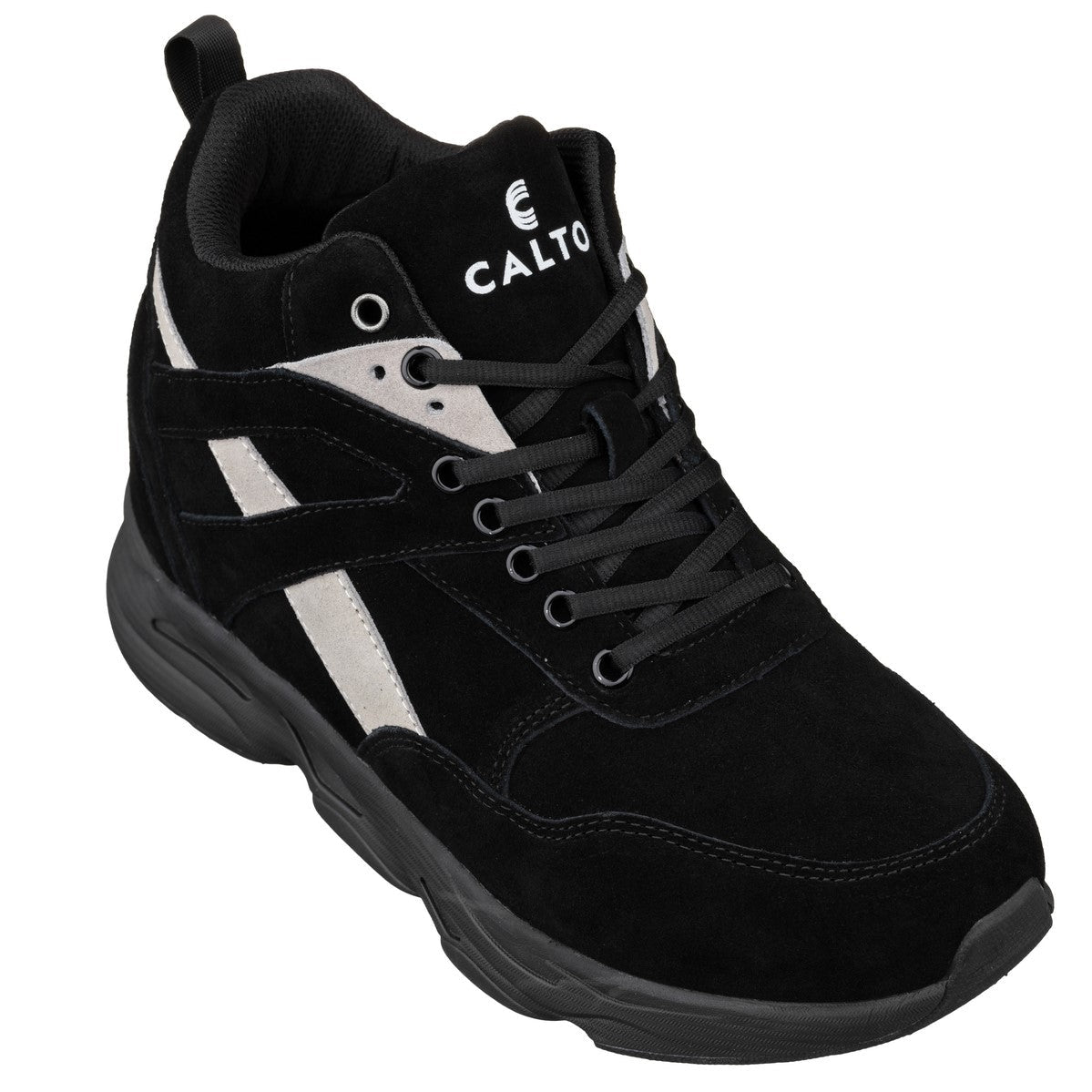 CALTO - S33594 - 4 Inches Taller (Black/Grey) - SneakersSneakers / AthleticsTorqelo.com